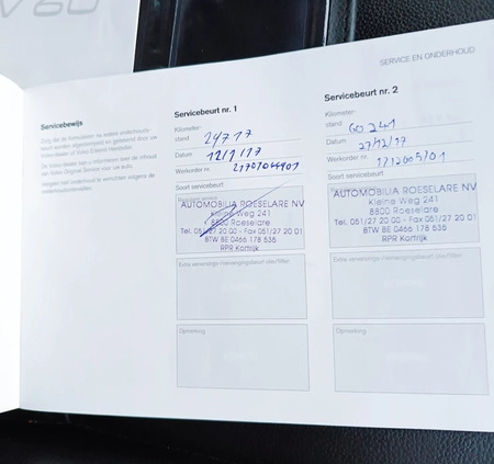 Volvo V60 cena 46500 przebieg: 197000, rok produkcji 2016 z Pyzdry małe 667